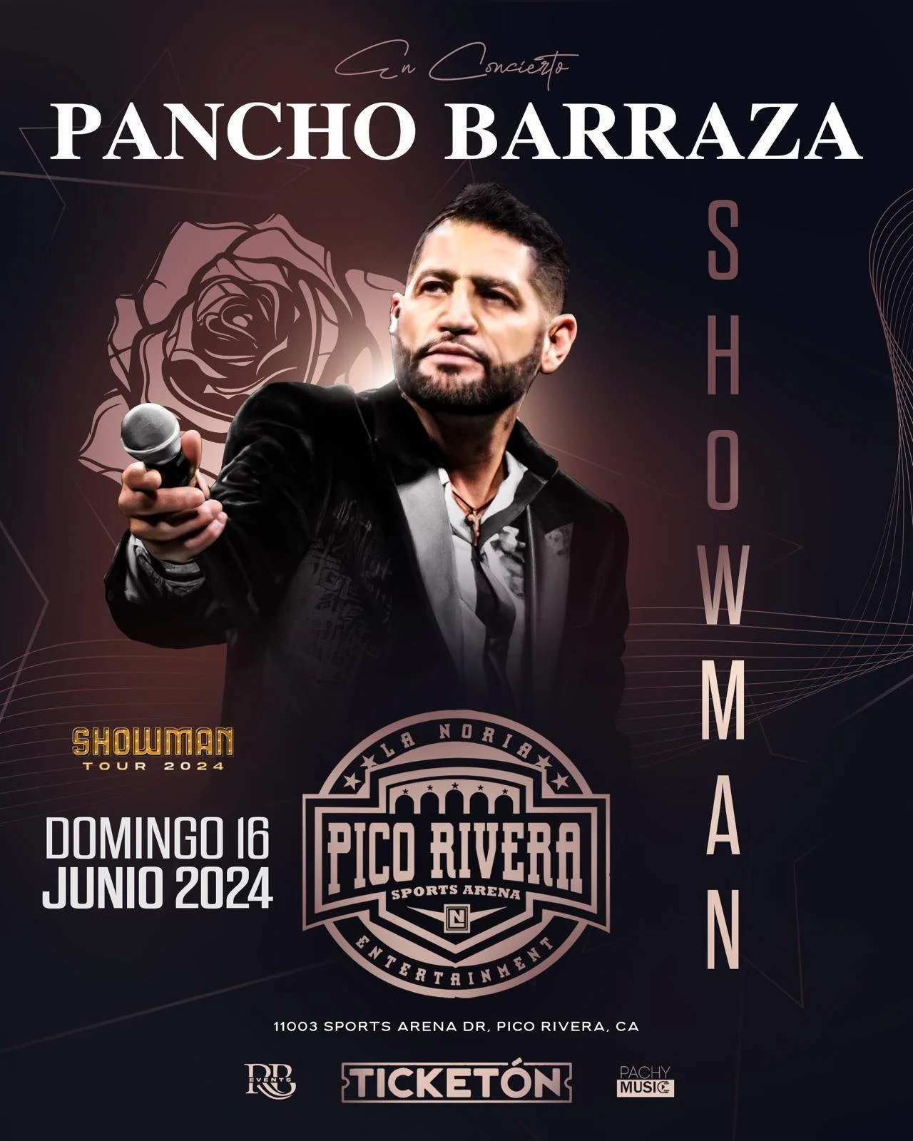 Pancho Barraza 2026 concert poster